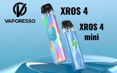 Новинки от Vaporesso: Xros 4 и Xros 4 mini Новинки от Vaporesso: Xros 4 и Xros 4 mini