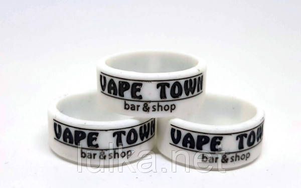 Декоративное силиконовое кольцо (Vape Band) Белый Декоративное силиконовое кольцо (Vape Band) Белый