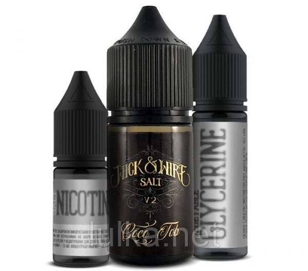 Набор Wick&Wire V2 Salt Coco Tob 25 мг/мл 30 мл. Набор Wick&Wire V2 Salt Coco Tob 25 мг/мл 30 мл.