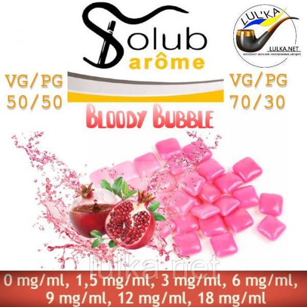 Набор Solubarome Bloody Bubble 70/30 Oganic 100 мл Набор Solubarome Bloody Bubble 70/30 Oganic 100 мл