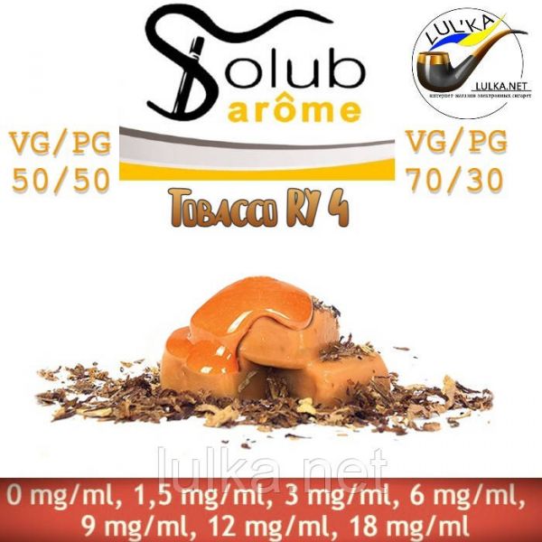 Набір Solubarome Tobacco RY4 70/30 Oganic 100 мл