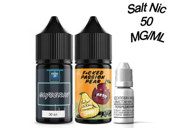 Набор Salt Fucked Passion Pear 50 мг/мл 30 мл. Набор Salt Fucked Passion Pear 50 мг/мл 30 мл.