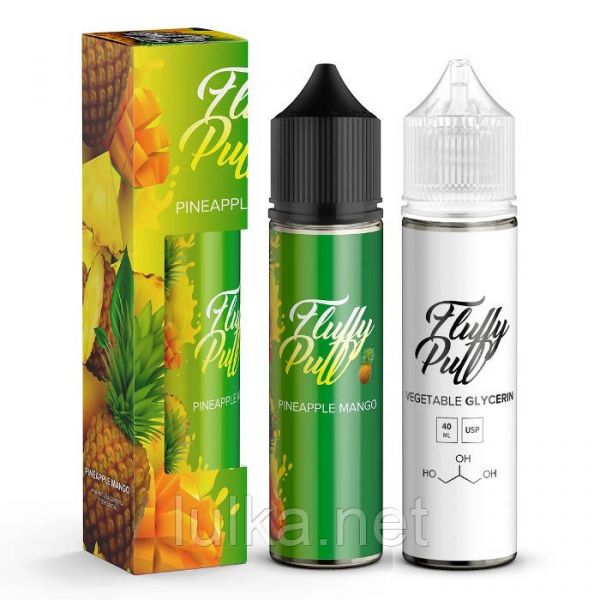 Набор Fluffy Puff Pineapple Mango 60мл Organic Набор Fluffy Puff Pineapple Mango 60мл Organic