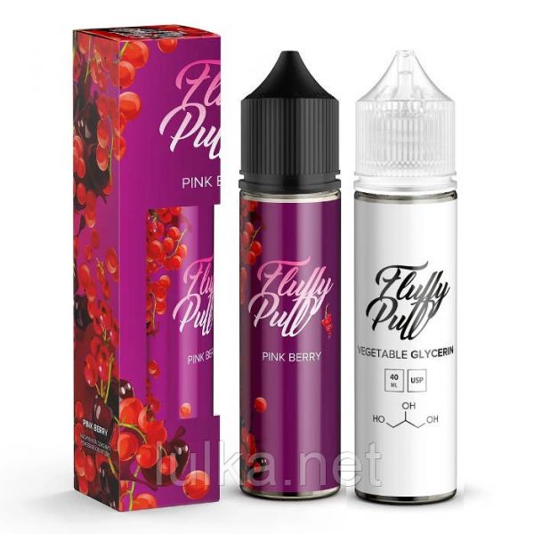 Набор Fluffy Puff Pink Berry 60мл Organic Набор Fluffy Puff Pink Berry 60мл Organic