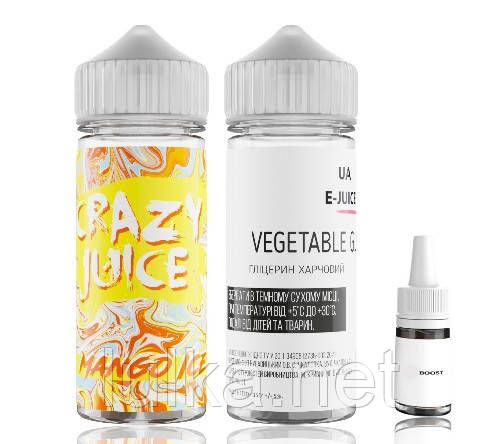 Набір Mango Ice – Crazy Juice Organic 120 мл. Набір Mango Ice – Crazy Juice Organic 120 мл.