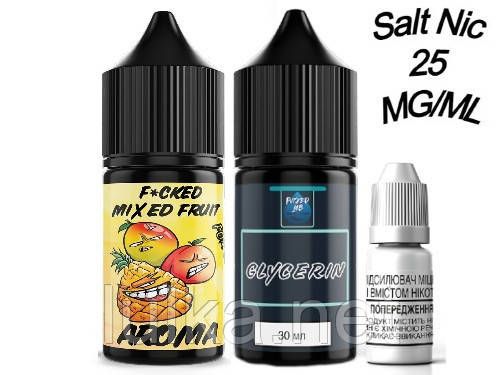Набор Salt Fucked Mixed Fruit 25мг/мл 30мл. Набор Salt Fucked Mixed Fruit 25мг/мл 30мл.