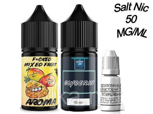 Набор Salt Fucked Mixed Fruit 50мг/мл 30мл. Набор Salt Fucked Mixed Fruit 50мг/мл 30мл.