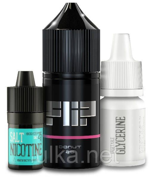 Набор Flip Salt Donut 25мг/мл 30мл. Набор Flip Salt Donut 25мг/мл 30мл.