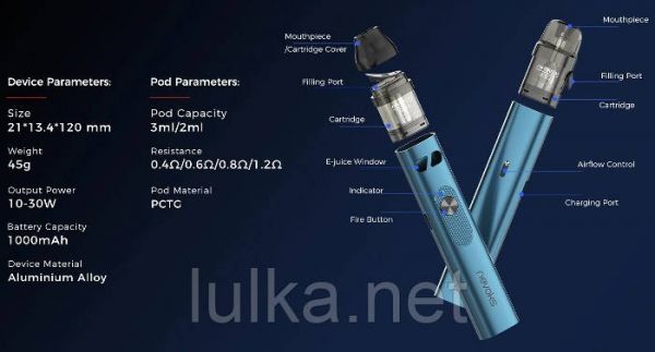 Nevoks Feelin A1 Pod Kit 30W 1000 mAh (Purple) Nevoks Feelin A1 Pod Kit 30W 1000 mAh (Purple)