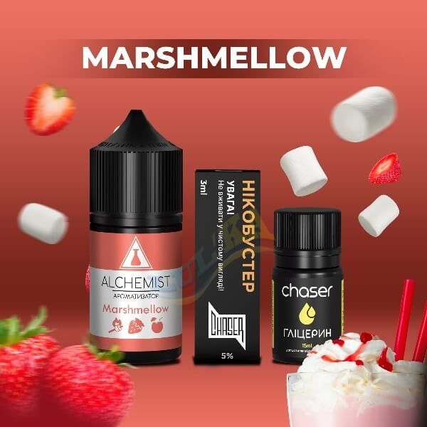 Набор Alchemist Salt Marshmellow (50 мг/мл) 30 мл. Набор Alchemist Salt Marshmellow (50 мг/мл) 30 мл.