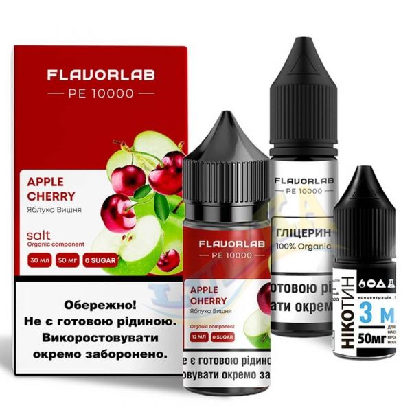 FlavorLab PE 10000 Apple Cherry 30ml 50mg Salt FlavorLab PE 10000 Apple Cherry 30ml 50mg Salt