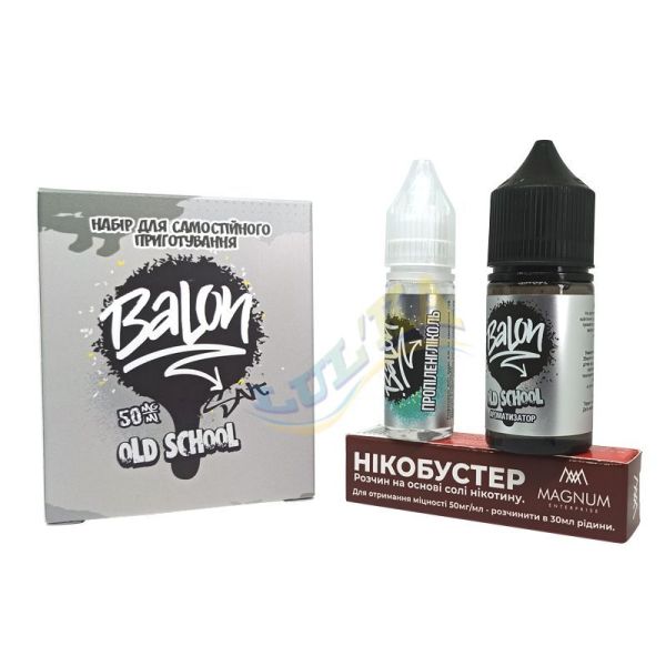 Комплект Salt Balon Old School (50 мг/мл) 30 мл. Комплект Salt Balon Old School (50 мг/мл) 30 мл.