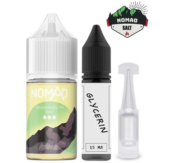 Набор Nomad Salt Bannamelon Way (50 мг/мл) 30 мл. Набор Nomad Salt Bannamelon Way (50 мг/мл) 30 мл.
