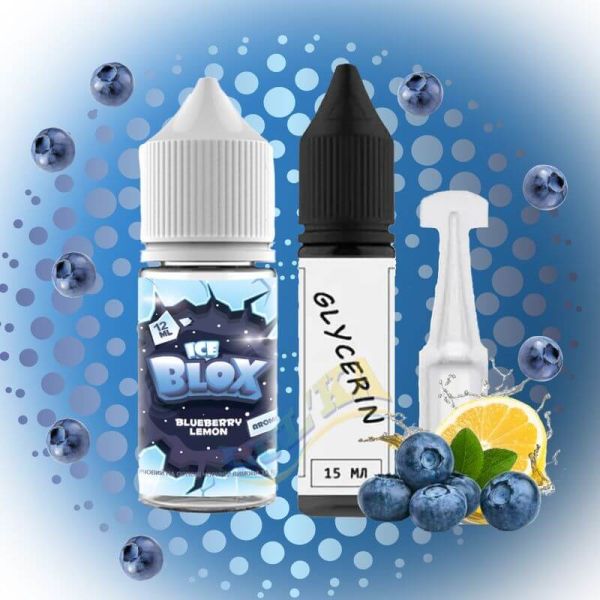 Набор Ice Blox Blueberry Lemon Salt 30 мл. Набор Ice Blox Blueberry Lemon Salt 30 мл.