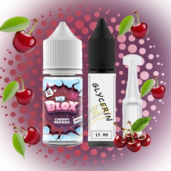 Набор Ice Blox Cherry Berries Salt 30 мл. Набор Ice Blox Cherry Berries Salt 30 мл.