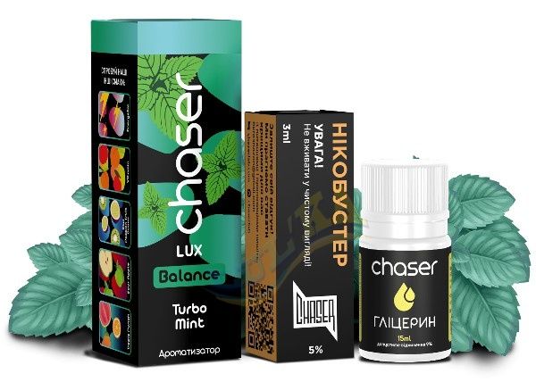 Набор Chaser Lux Turbo Mint Salt (50 мг/мл) 30 мл. Набор Chaser Lux Turbo Mint Salt (50 мг/мл) 30 мл.