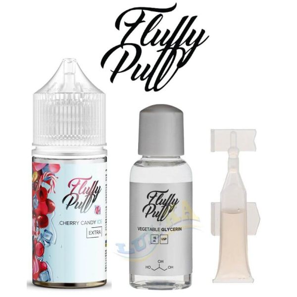 Набор Fluffy Puff Salt Cherry Candy Ice 30 мл. Набор Fluffy Puff Salt Cherry Candy Ice 30 мл.