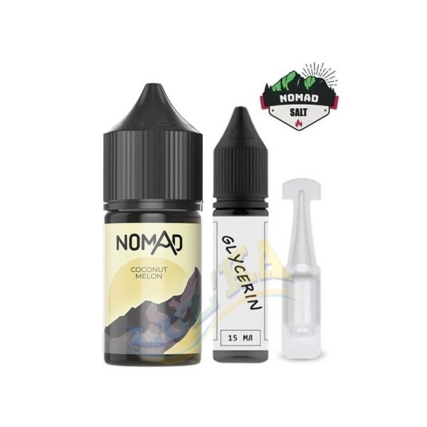 Набір Nomad Salt Coconut Melon (50мг/мл) 30мл. Набір Nomad Salt Coconut Melon (50мг/мл) 30мл.