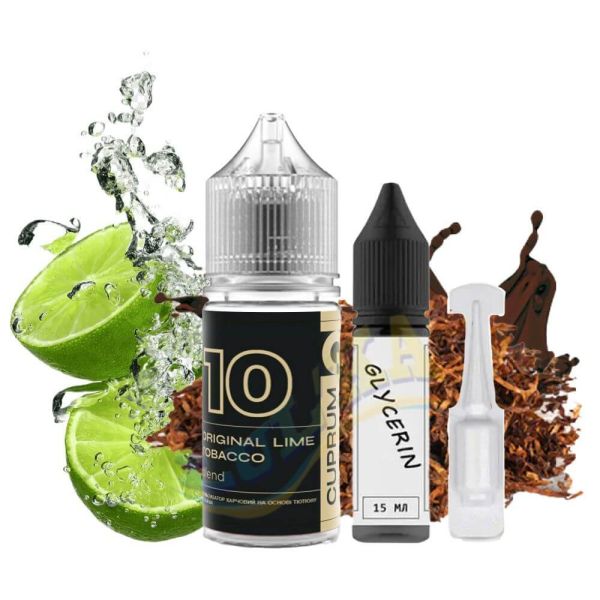 Набор Cuprum Salt Original Lime Tobacco Blend 30 мл. Набор Cuprum Salt Original Lime Tobacco Blend 30 мл.