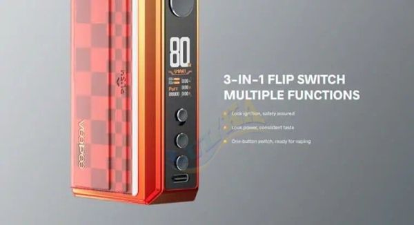 Voopoo Drag 5 177W Box Mod (Black) Voopoo Drag 5 177W Box Mod (Black)