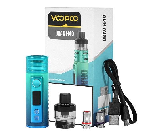 Voopoo Drag H40 Pod Mod Kit 40W 1500 mAh (Sky Blue) Voopoo Drag H40 Pod Mod Kit 40W 1500 mAh (Sky Blue)