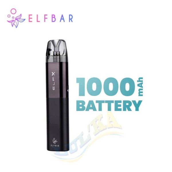 Elf Bar ELFX Pod Kit 1000mAh (Black) Elf Bar ELFX Pod Kit 1000mAh (Black)