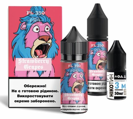 Набор FL 350 Strawberry Grapes Salt 30 мл. Набор FL 350 Strawberry Grapes Salt 30 мл.