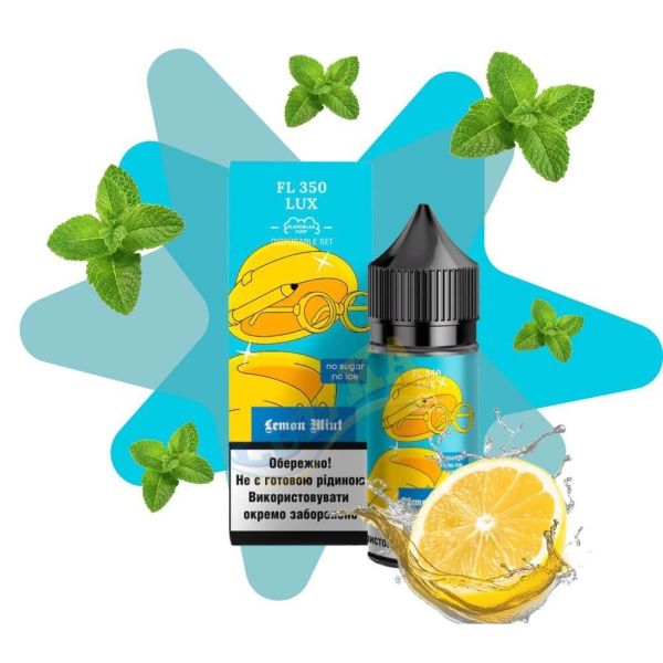 Набор FL 350 Lux Lemon Mint Salt 30 мл. Набор FL 350 Lux Lemon Mint Salt 30 мл.
