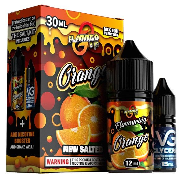 Набор Flamingo Salt Orange (50 мг/мл) 30 мл Набор Flamingo Salt Orange (50 мг/мл) 30 мл
