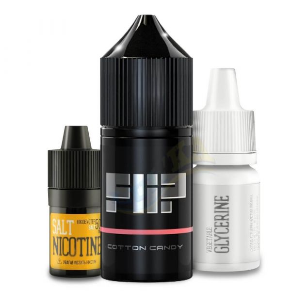 Набор Flip Salt Cotton Candy 50мг/мл 30мл. Набор Flip Salt Cotton Candy 50мг/мл 30мл.