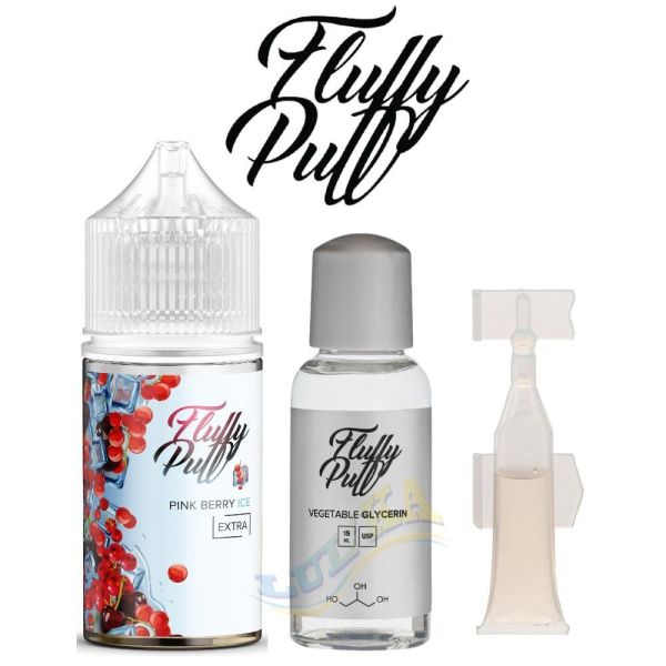 Набор Fluffy Puff Salt Pink Berry Ice 30 мл. Набор Fluffy Puff Salt Pink Berry Ice 30 мл.