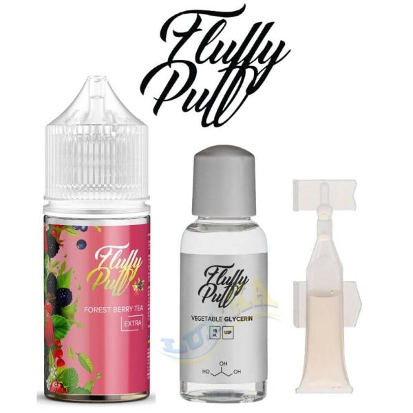 Набор Fluffy Puff Salt Forest Berry Tea 30 мл. Набор Fluffy Puff Salt Forest Berry Tea 30 мл.