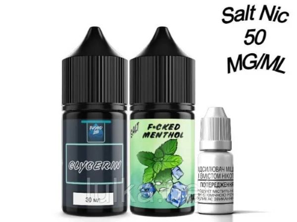Набор Salt Fucked Menthol 50мг/мл 30мл. Набор Salt Fucked Menthol 50мг/мл 30мл.