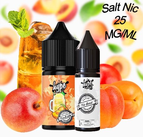Набор Hype Peach soda Salt (25 мг/мл) 30 мл. Набор Hype Peach soda Salt (25 мг/мл) 30 мл.