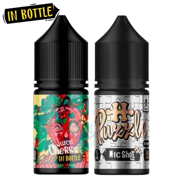 Набор Cherry Juice - In Bottle Salt Puzzle 30 мл. 50 мг Набор Cherry Juice - In Bottle Salt Puzzle 30 мл. 50 мг