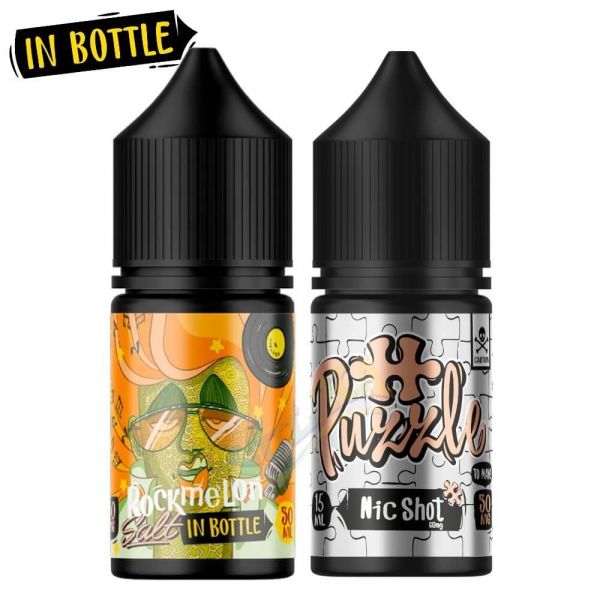 Набор Rockmelon - In Bottle Salt Puzzle 30 мл. 50 мг Набор Rockmelon - In Bottle Salt Puzzle 30 мл. 50 мг