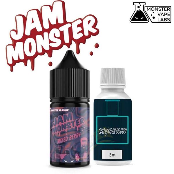 Набор Jam Monster Salt Mixed Berry 30 мл. Набор Jam Monster Salt Mixed Berry 30 мл.