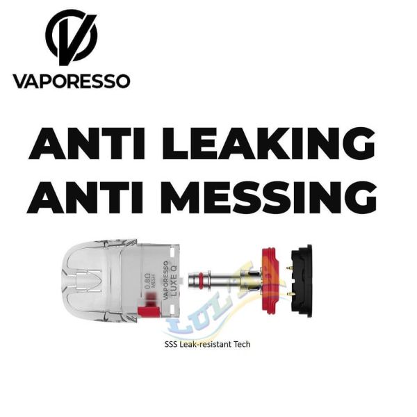 Картридж Vaporesso Luxe Q Pod Cartridge 3.0ml (0.6 ohm) Картридж Vaporesso Luxe Q Pod Cartridge 3.0ml (0.6 ohm)