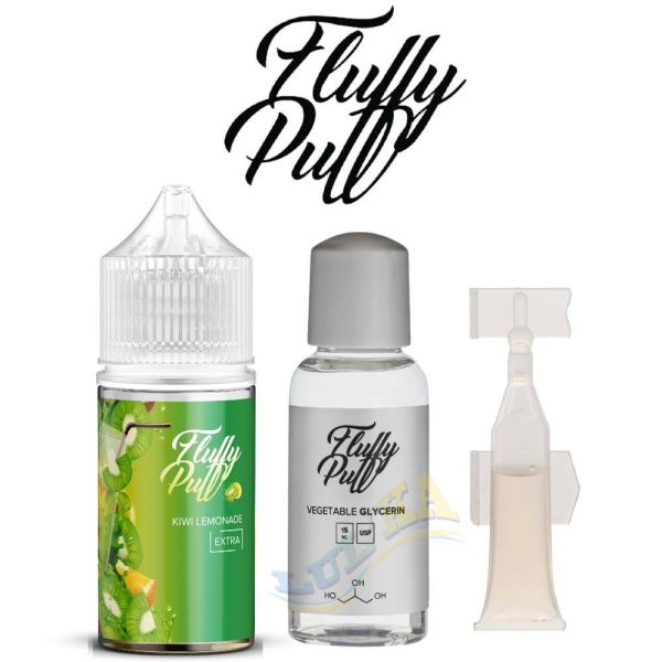 Набор Fluffy Puff Salt Kiwi Lemonade 30 мл. Набор Fluffy Puff Salt Kiwi Lemonade 30 мл.