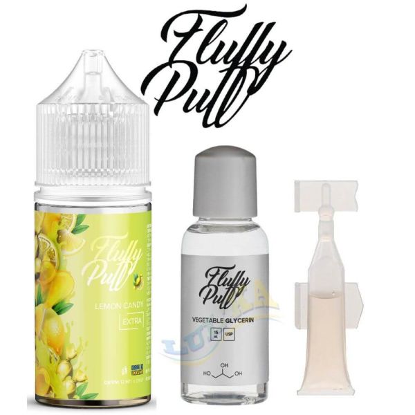 Набор Fluffy Puff Salt Lemon Candy 30 мл. Набор Fluffy Puff Salt Lemon Candy 30 мл.