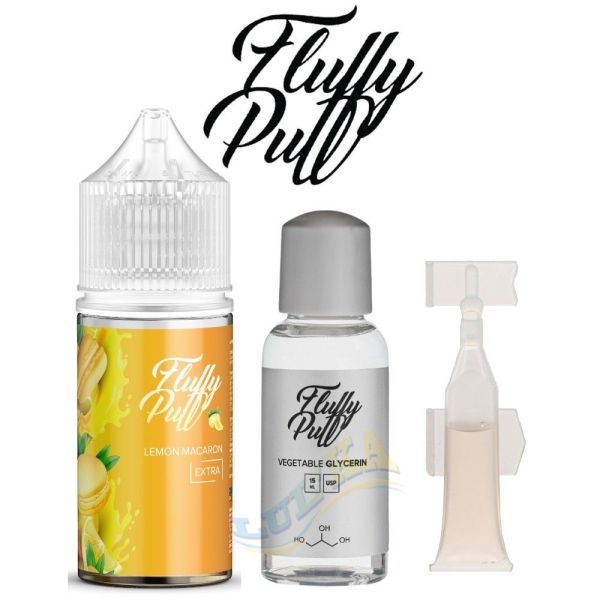 Набор Fluffy Puff Salt Lemon Macaron 30 мл. Набор Fluffy Puff Salt Lemon Macaron 30 мл.
