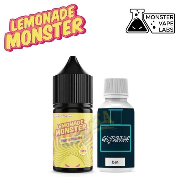 Набір Lemonade Monster Pink Lemonade Salt 30 мл. Набір Lemonade Monster Pink Lemonade Salt 30 мл.
