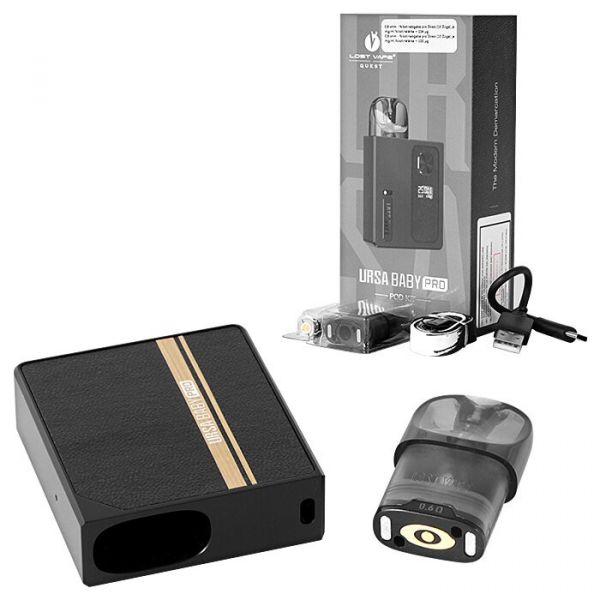 Lost Vape Ursa Baby Pro Pod Kit 900mAh (Classic Black) Lost Vape Ursa Baby Pro Pod Kit 900mAh (Classic Black)