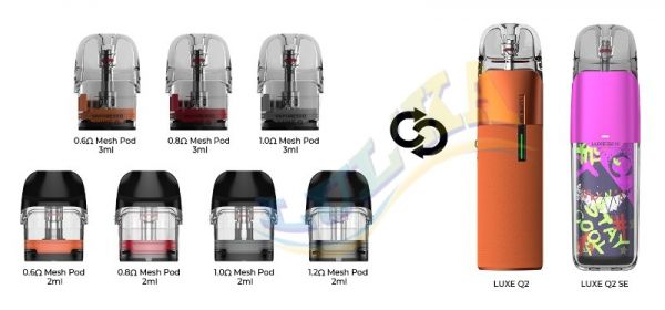 Картридж Vaporesso Luxe Q Pod Cartridge 3.0ml (1.0 ohm) Картридж Vaporesso Luxe Q Pod Cartridge 3.0ml (1.0 ohm)