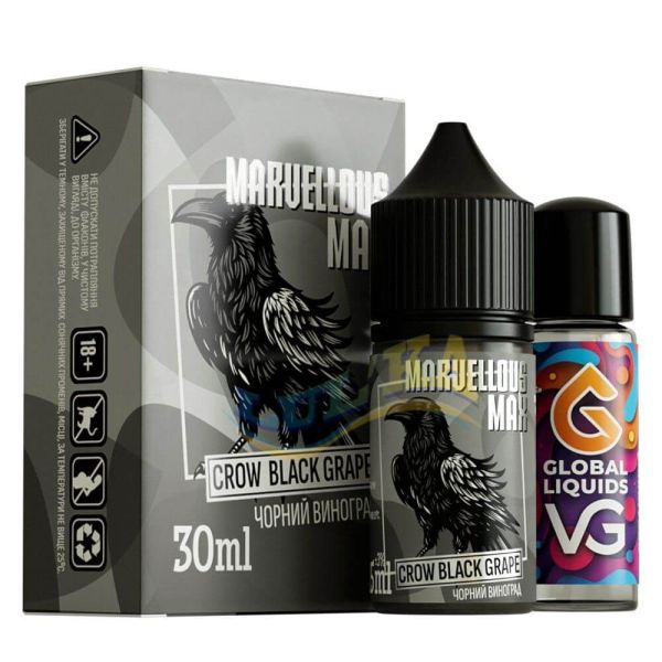 Набор Marvellous Max Crow Black Grape 30 мл.  Набор Marvellous Max Crow Black Grape 30 мл.