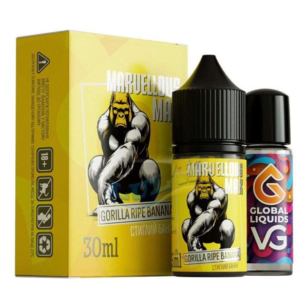 Набор Marvellous Max Gorilla Ripe Banana 30 мл.  Набор Marvellous Max Gorilla Ripe Banana 30 мл.