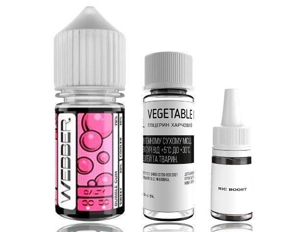 Набор Webber Salt Mint Bubble Gum 50 мг/мл 30 мл. Набор Webber Salt Mint Bubble Gum 50 мг/мл 30 мл.
