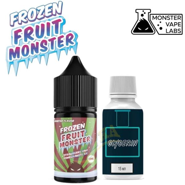 Набор Frozen Fruit Monster Salt Strawberry Kiwi Pomegranate ICE 30 мл. Набор Frozen Fruit Monster Salt Strawberry Kiwi Pomegranate ICE 30 мл.