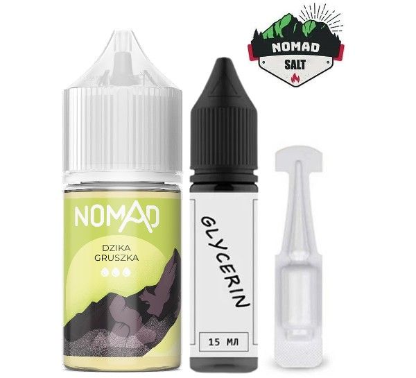 Набор Nomad Salt Dzika Gruszka (50 мг/мл) 30 мл. Набор Nomad Salt Dzika Gruszka (50 мг/мл) 30 мл.