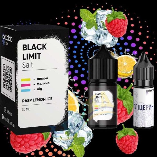 Набор Black Limit Salt Rasp Lemon Ice (50 мг/мл) 30 мл. Набор Black Limit Salt Rasp Lemon Ice (50 мг/мл) 30 мл.